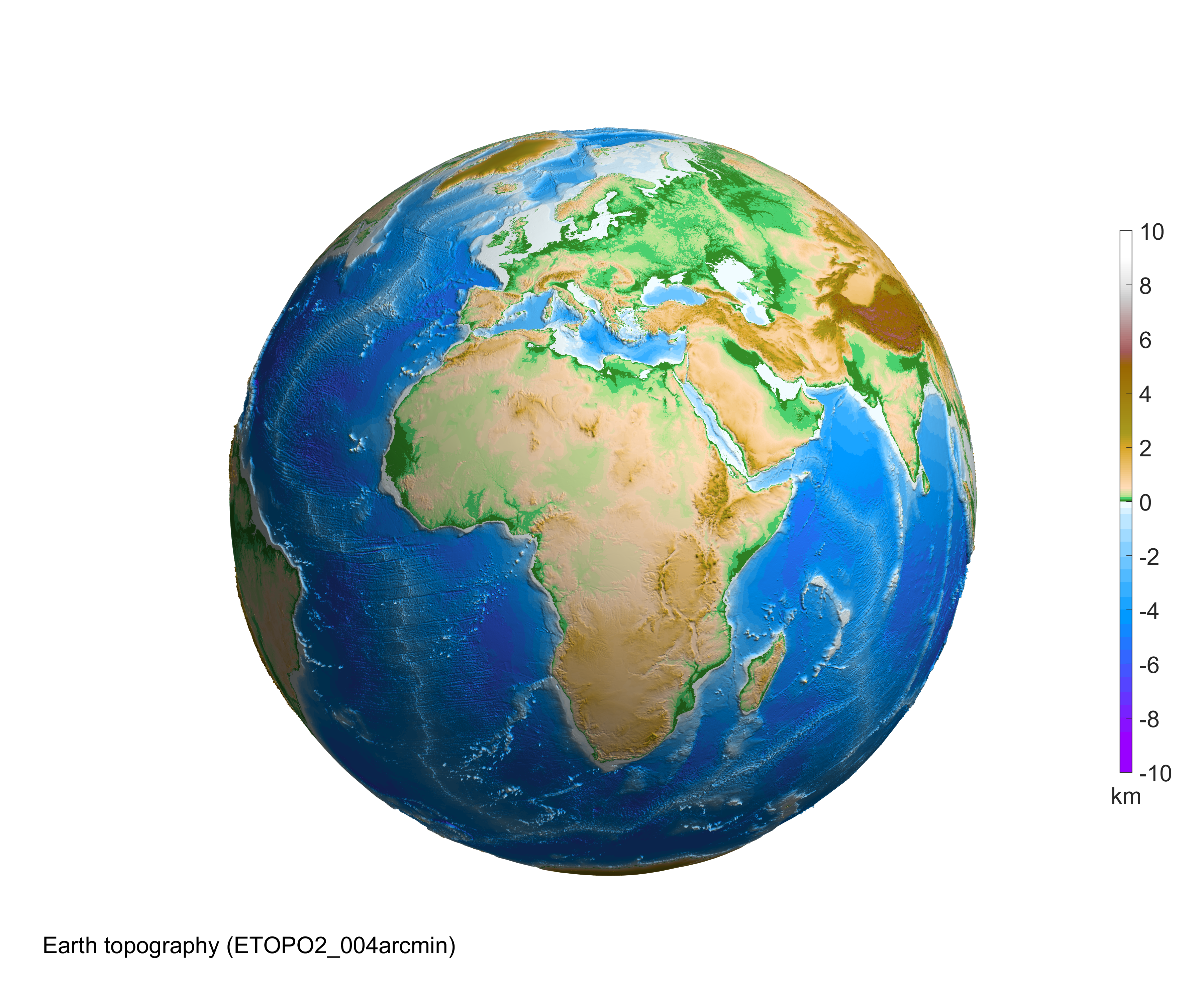 Asu Matlab Script For 3d Visualizing Geodata On A Rotating Globe