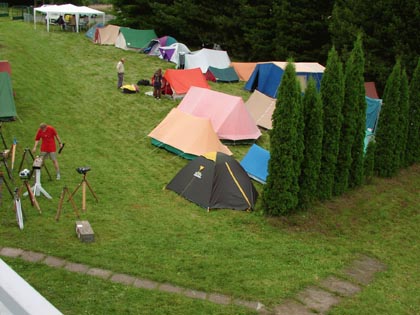 Cast stanoveho mestecka na pozemku hvezdarny, foto L. Mis